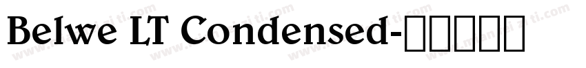 Belwe LT Condensed字体转换